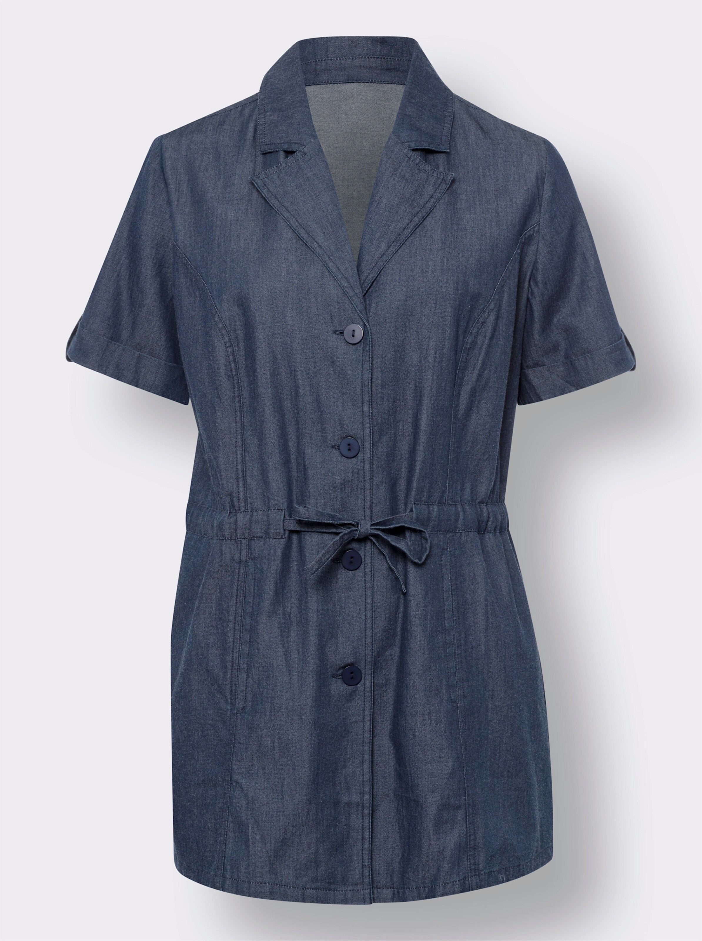 Blusenjacke in Jeans-Optik