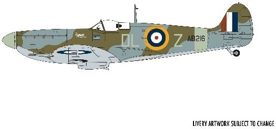 Airfix - Supermarine Spitfire Mk.Vc Fly Byggesæt - 1:72 - A55001