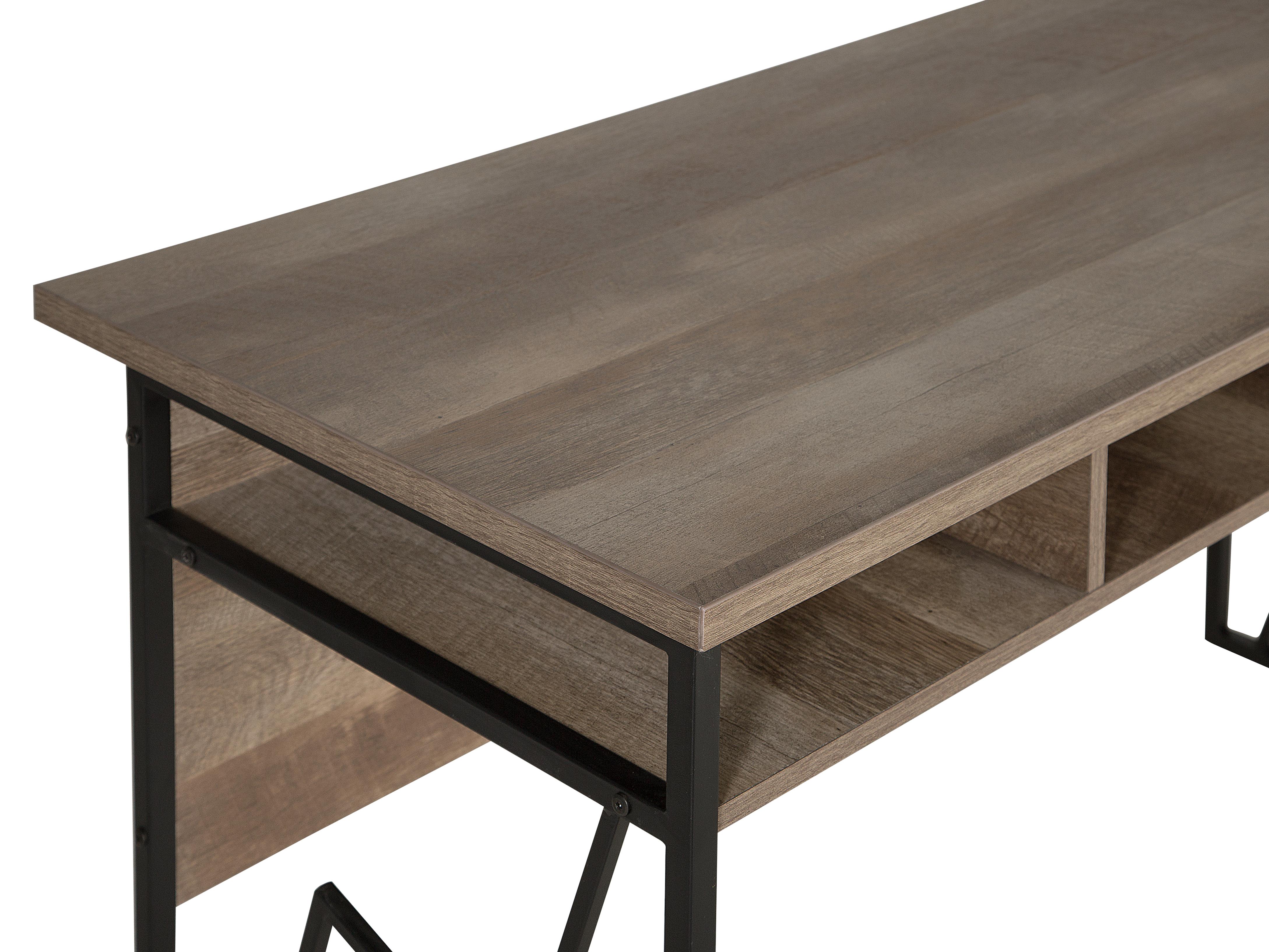 Bureau FORRES Bruin/zwart 120 cm 60 cm