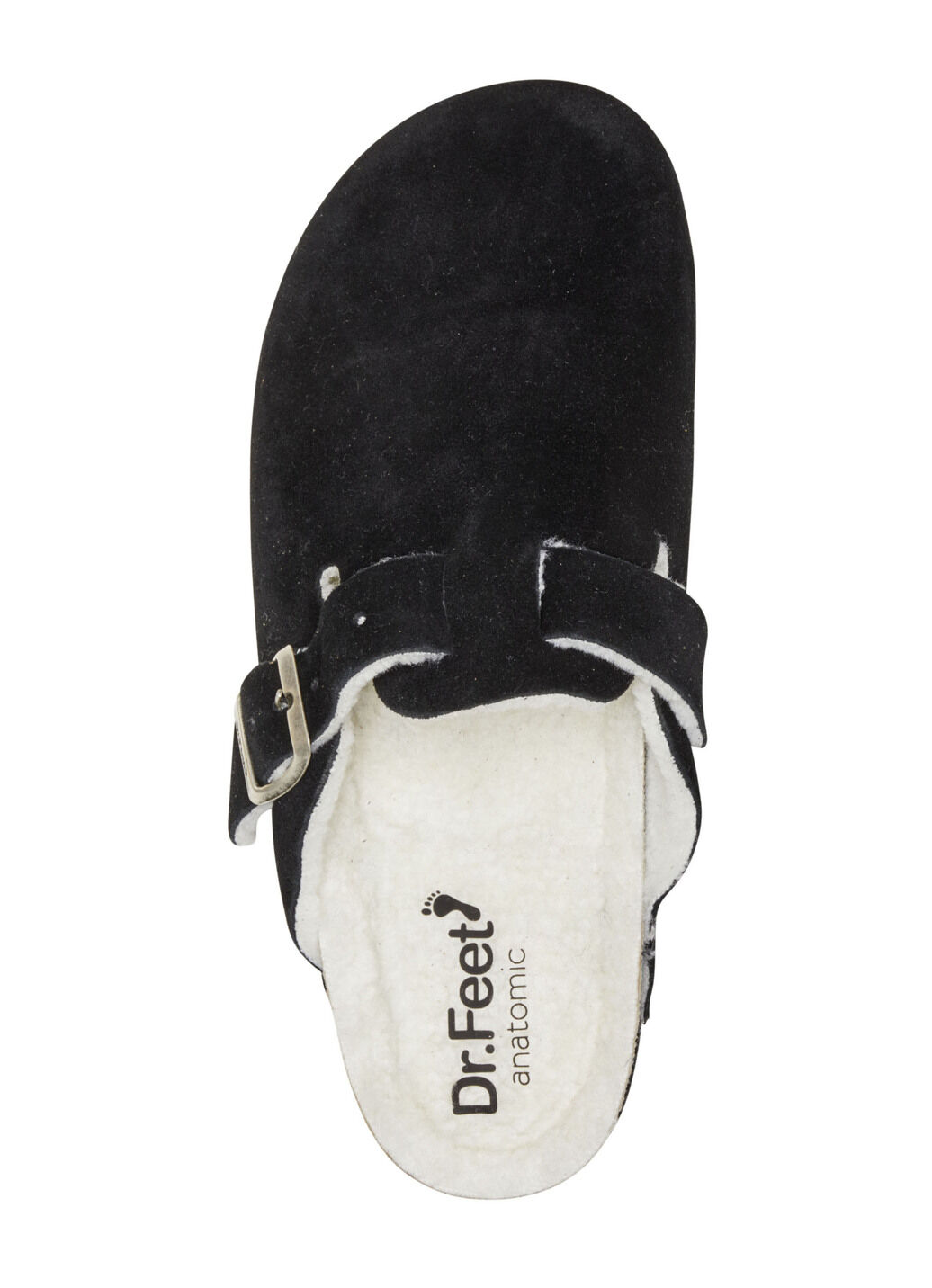 Pantoffel aus weichem Veloursleder
