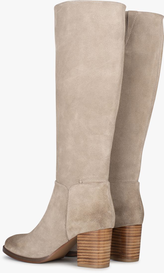 PS POELMAN beige ps poelman hoge laarzen fleur