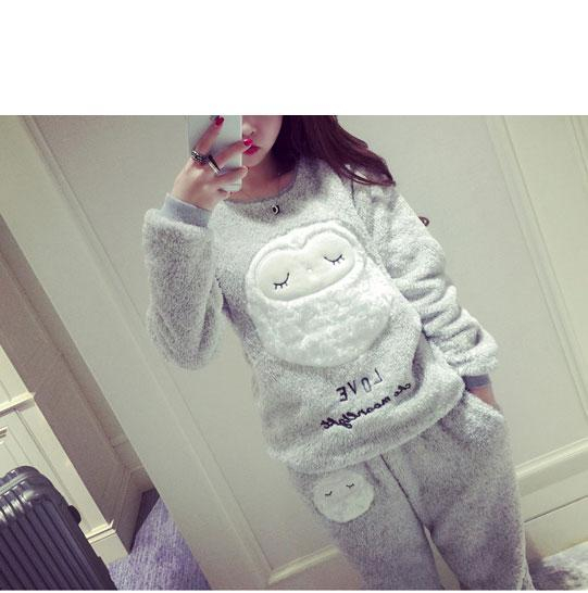 Lexama - Pyjamaset: Uilentop + Broek