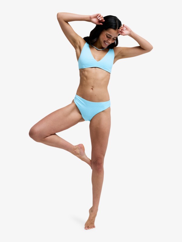 Roxy Palm Dreams Elongated Tri Haut de bikini triangle Bleu Femme
