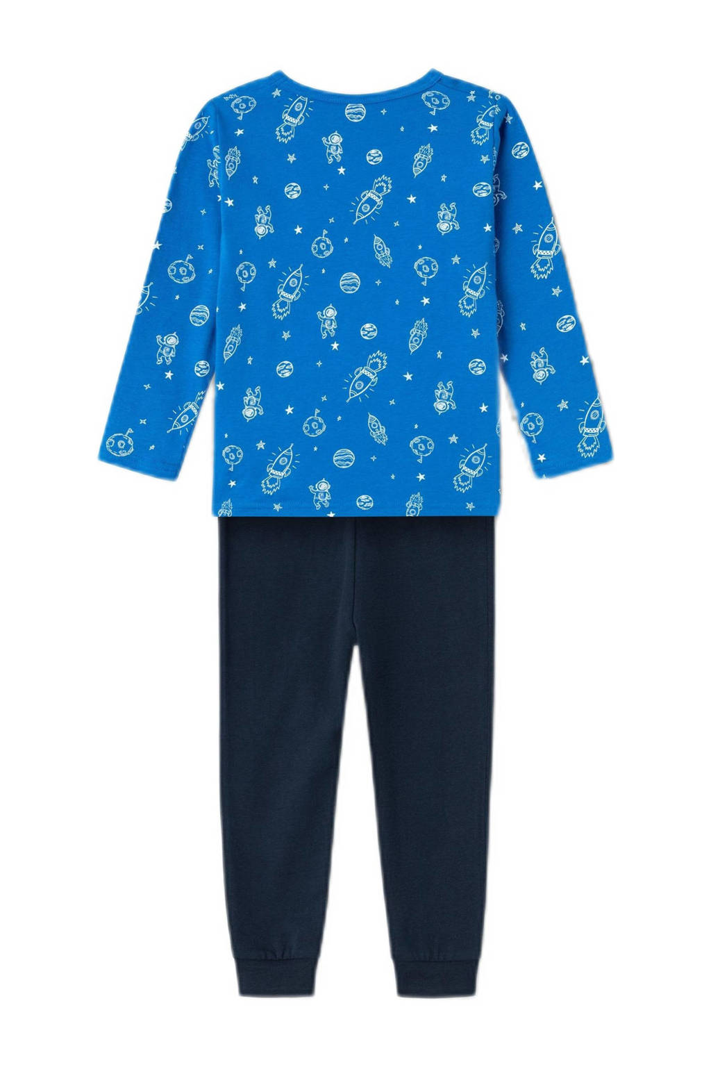 NAME IT pyjama NMMNIGHTSET donkerblauw/blauw