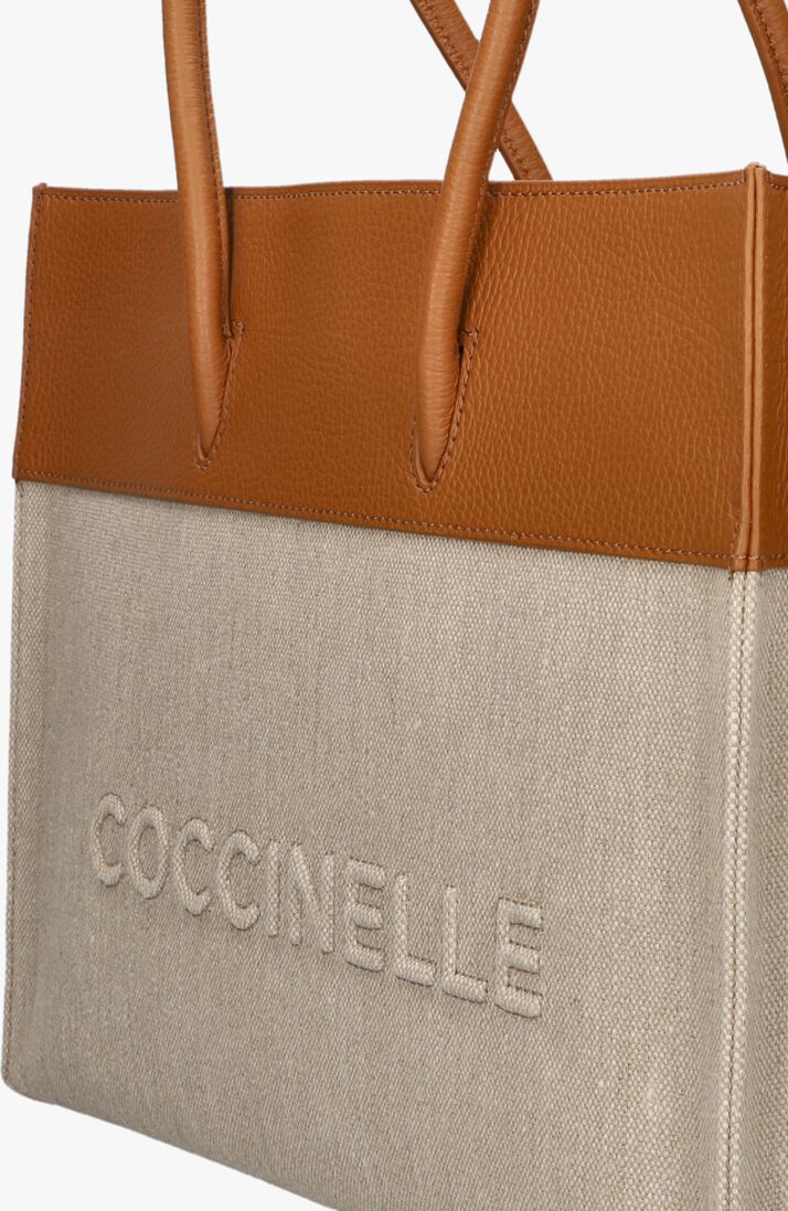 beige coccinelle handtas myrtha