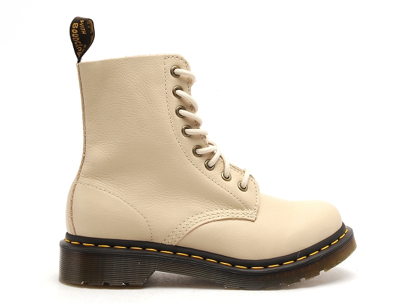 Dr martens boots bottine plates femme pascal virginia beige