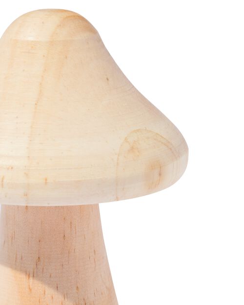 champignons en bois - 2 pièces