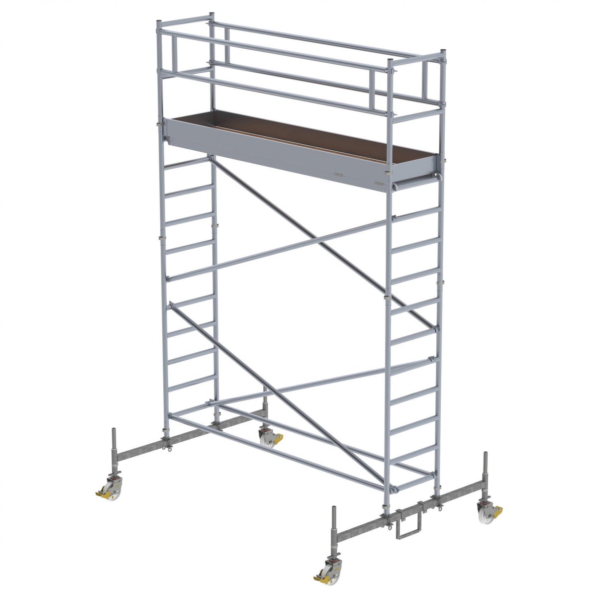 MUNK rolsteiger met platform 0,75x3,00m, werkbreedte 5,00m