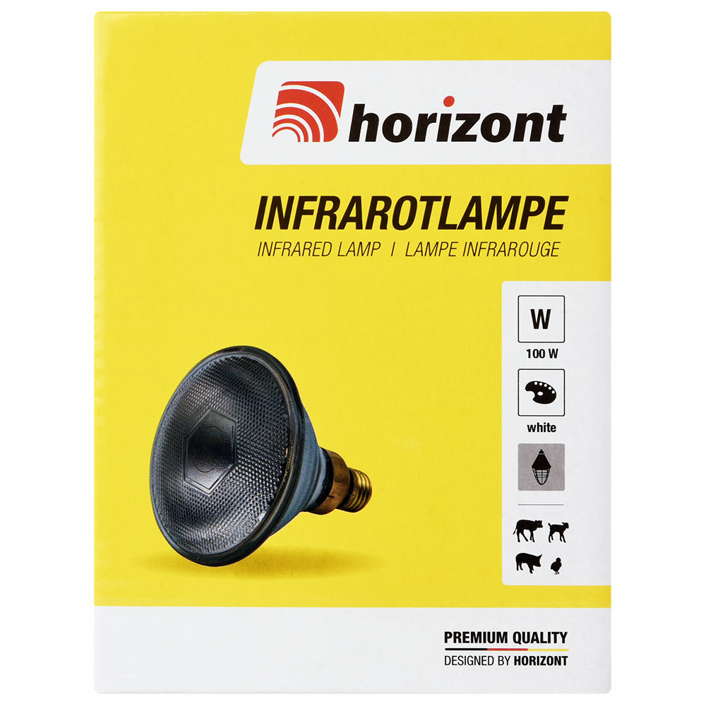 Ampoule infrarouge par 100 w claire