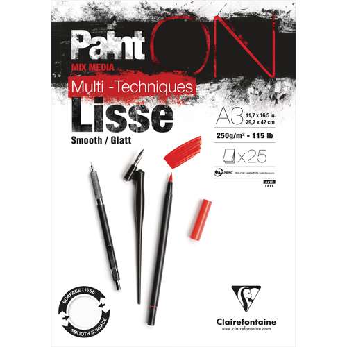Clairefontaine Paint ON Mix Media Lisse