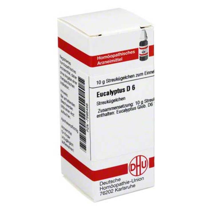 DHU Eucalyptus D 6 Globuli, 10 g