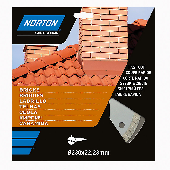 Disque diamant turbo multi Norton 230x22,2 mm