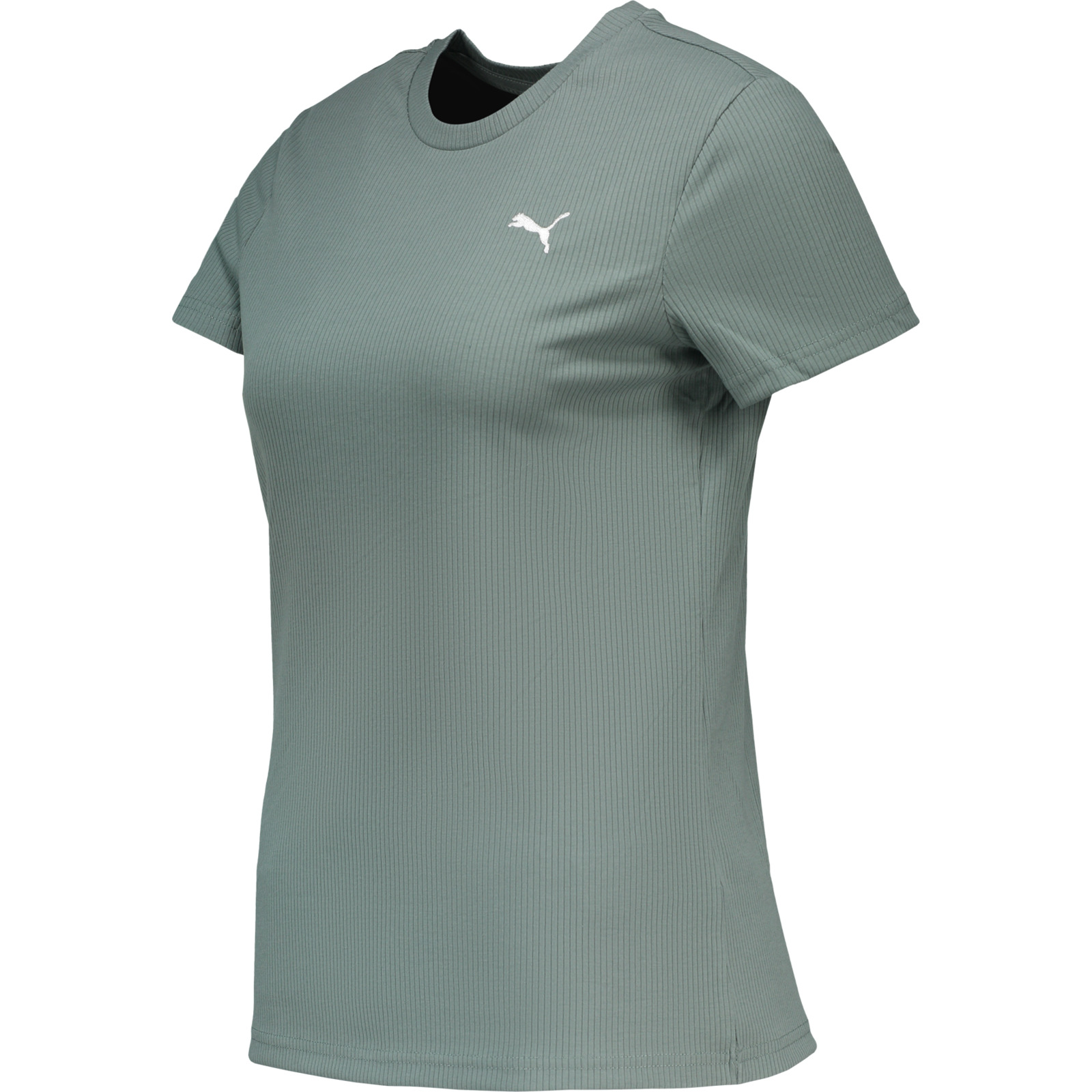 Puma Damen-T-Shirt Ess Elevated Ripp Tee XL, hellgrün