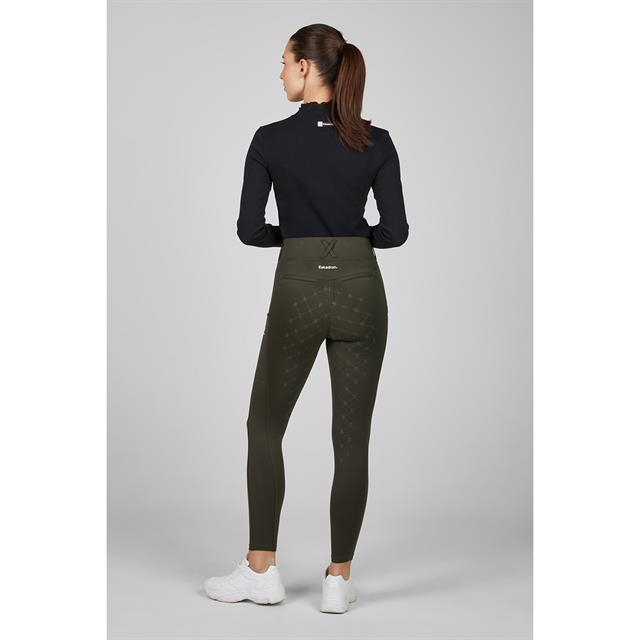 Paardrijlegging Eskadron Dynamic Flex Full Grip Donkergroen
