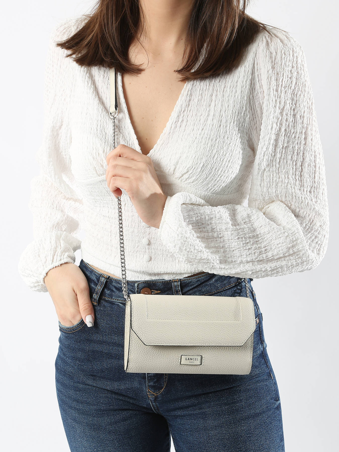Sac ceinture chanette Ninon cuir LANCEL