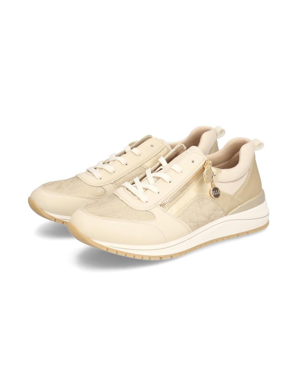 Lederkombination Sneaker