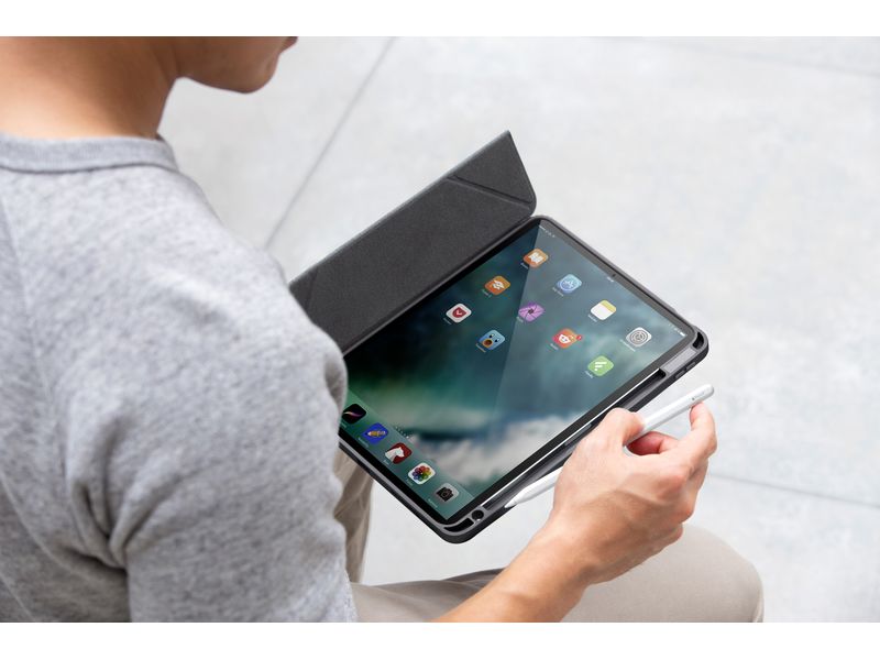 Uniq Tablet Book Cover Moven Ipad Air 11 (2024) Grau Cover für das Apple iPad Air 11