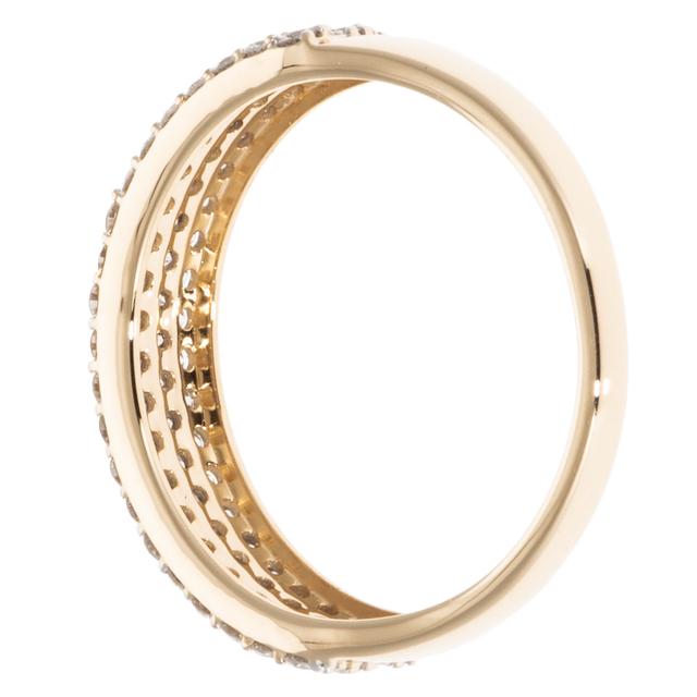 Pavé-Bandring, 84 LG-Brillanten 1,0 ct. SI
