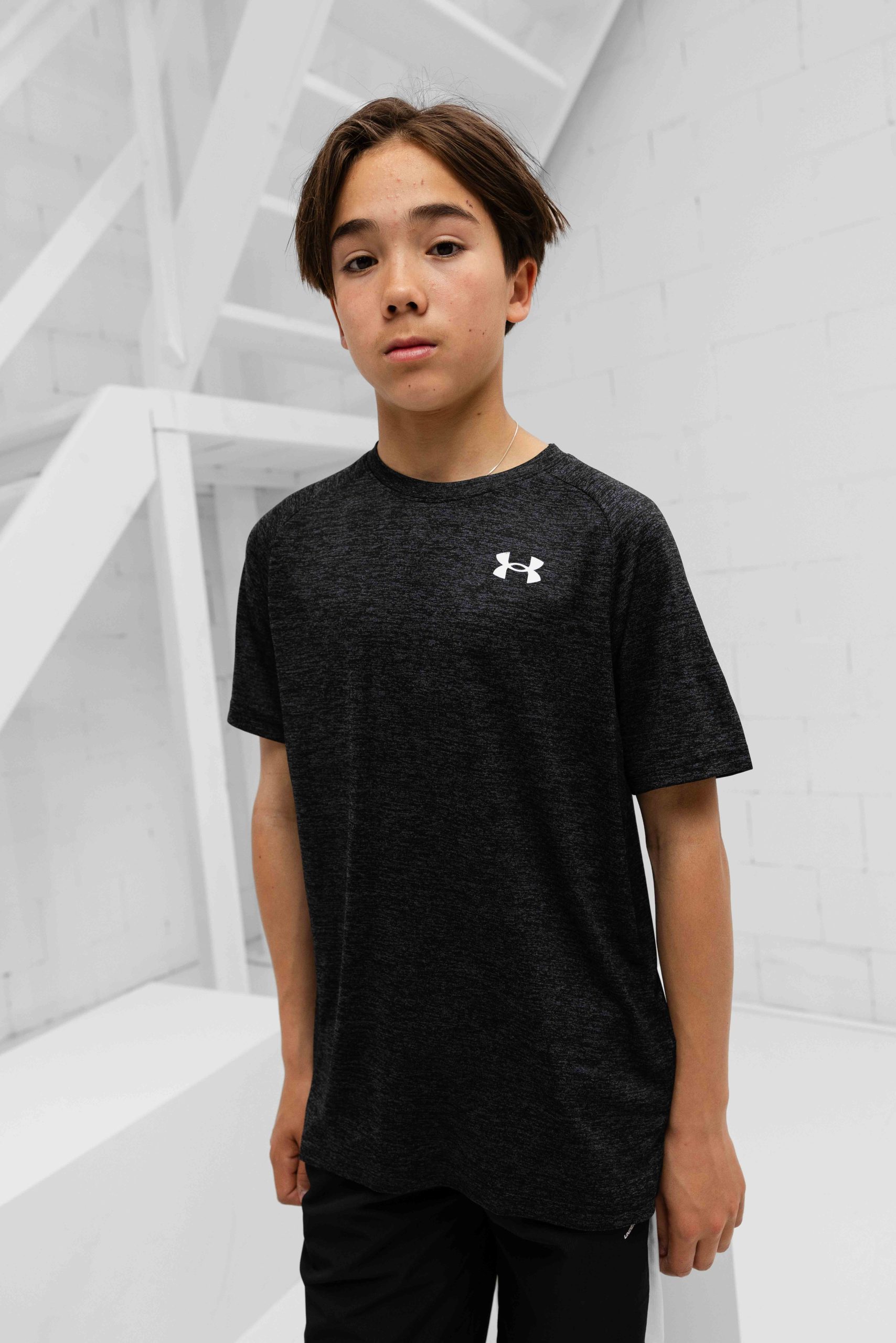 Under Armour Tech 2.0 T-Shirt Kids Zwart