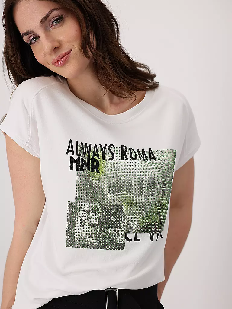 MONARI T-Shirt  weiss
