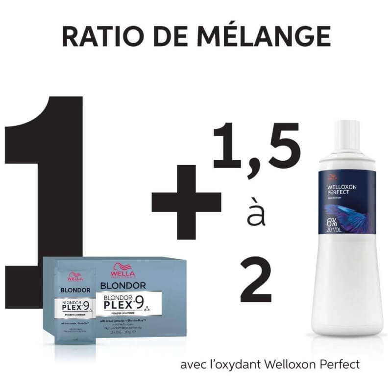 Poudre décolorante BlondorPlex Wella 30g