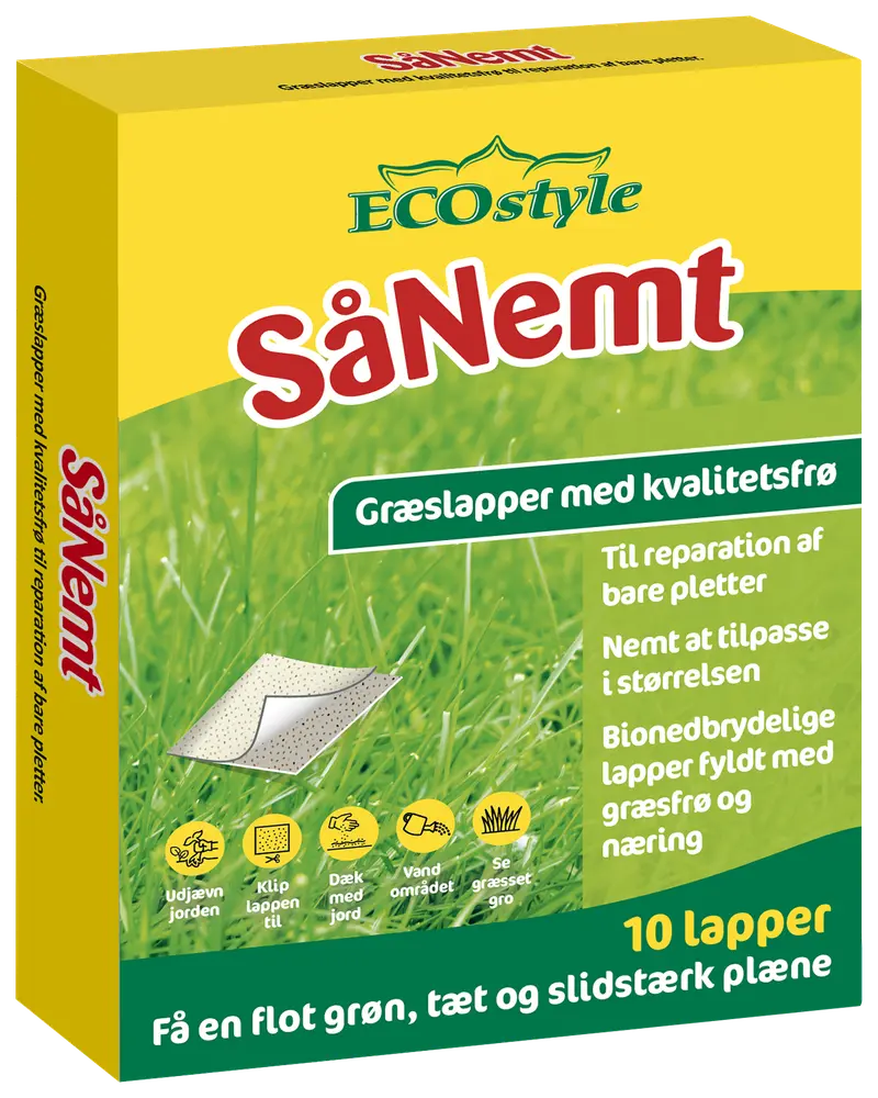 ECOstyle SåNemt græslapper 10-pak