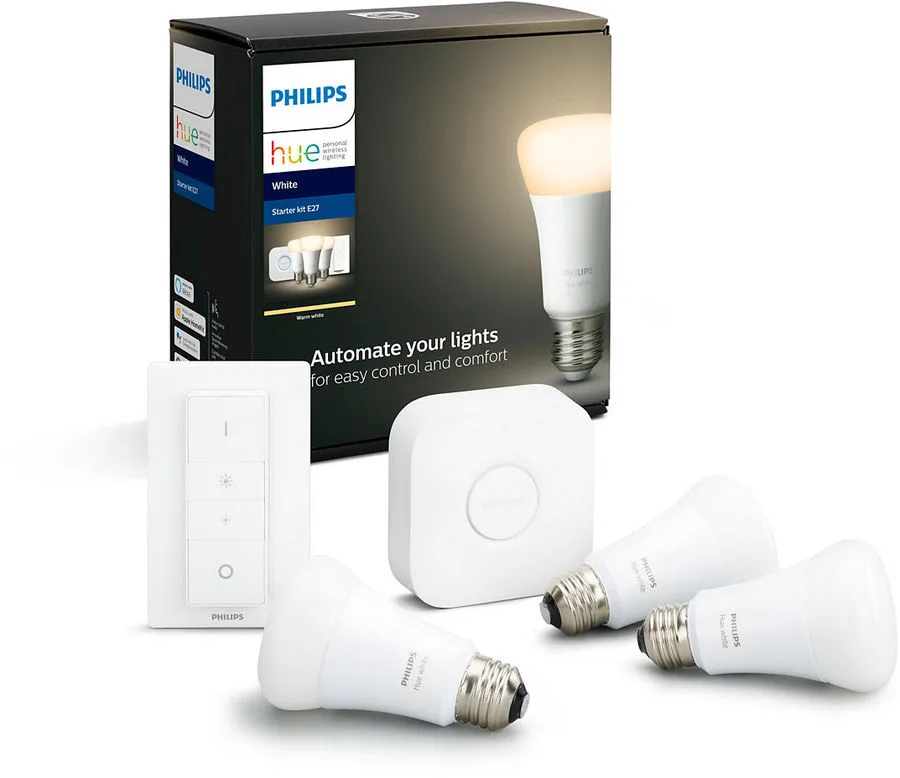Philips Hue White E27 Bluetooth (kit de démarrage) Ampoule connectée