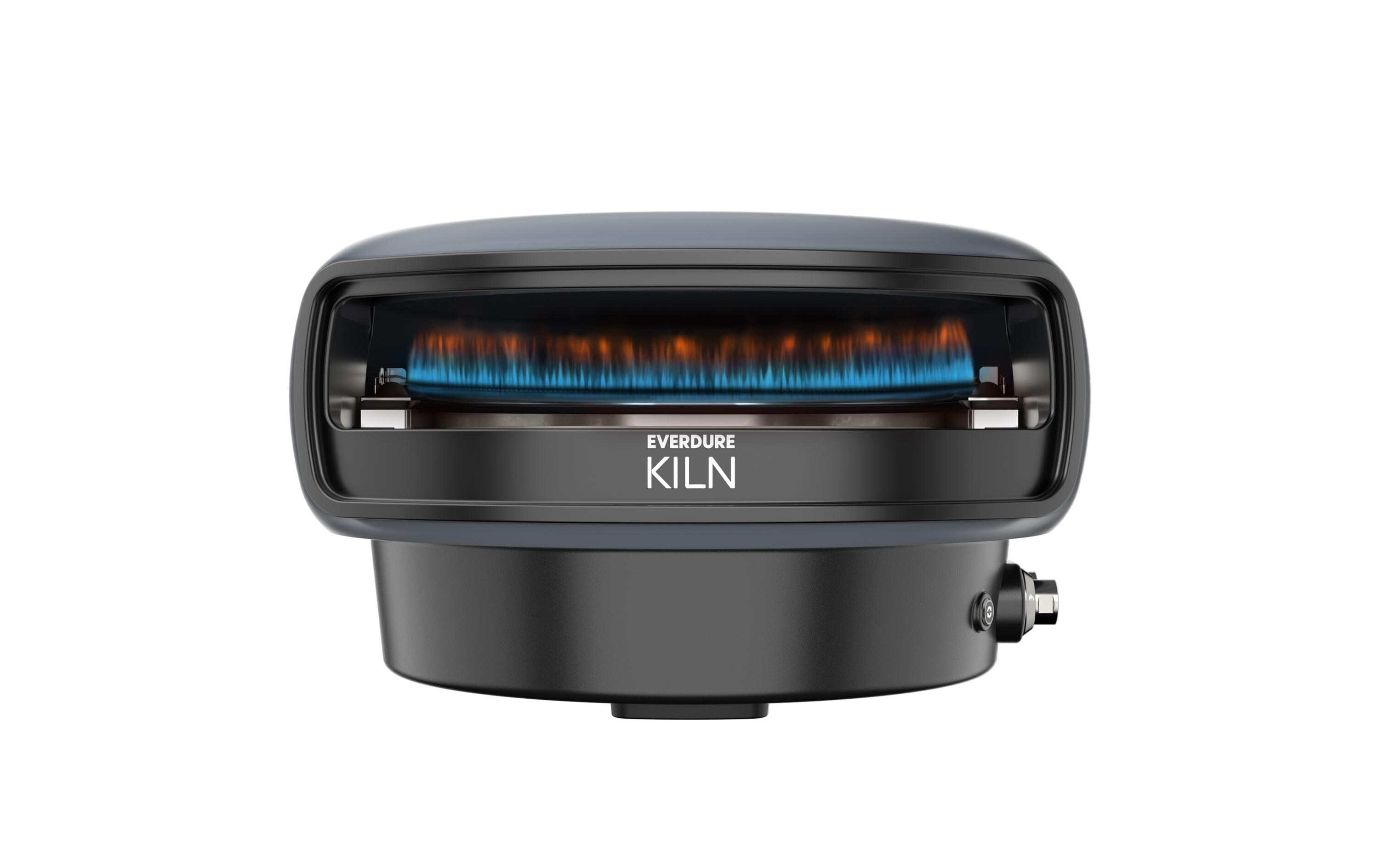 KILN Pizzaofen 2 Brenner rotierend, graphite<br>Pizzaofen