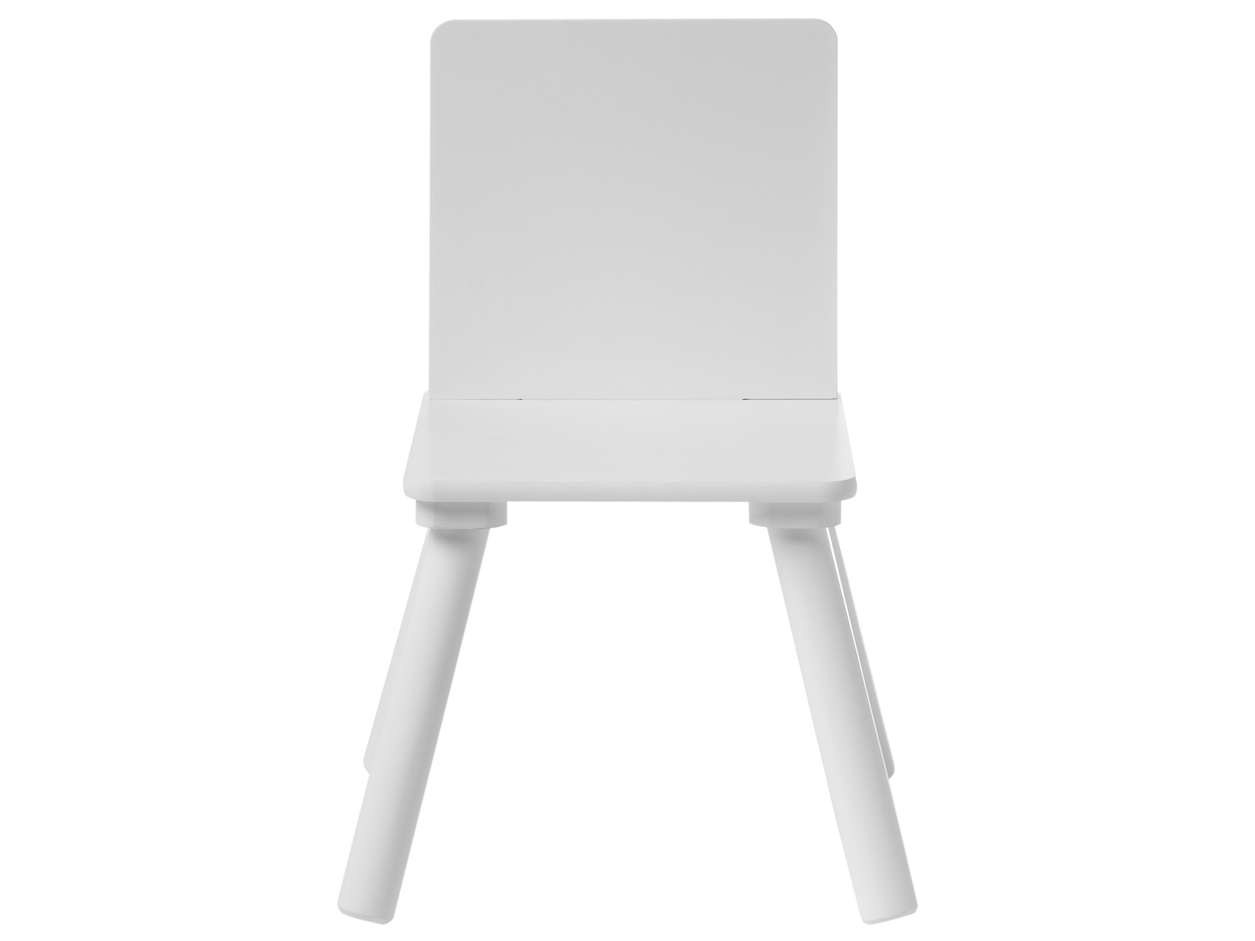 Kindertafel en stoel set MOONTA Wit