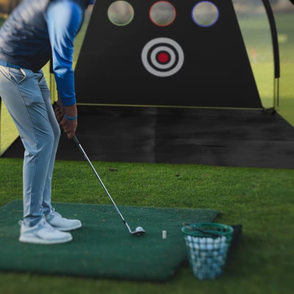 Svart treningsnett for golf