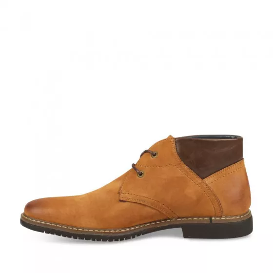 Bottines COGNAC DENIM SIDE