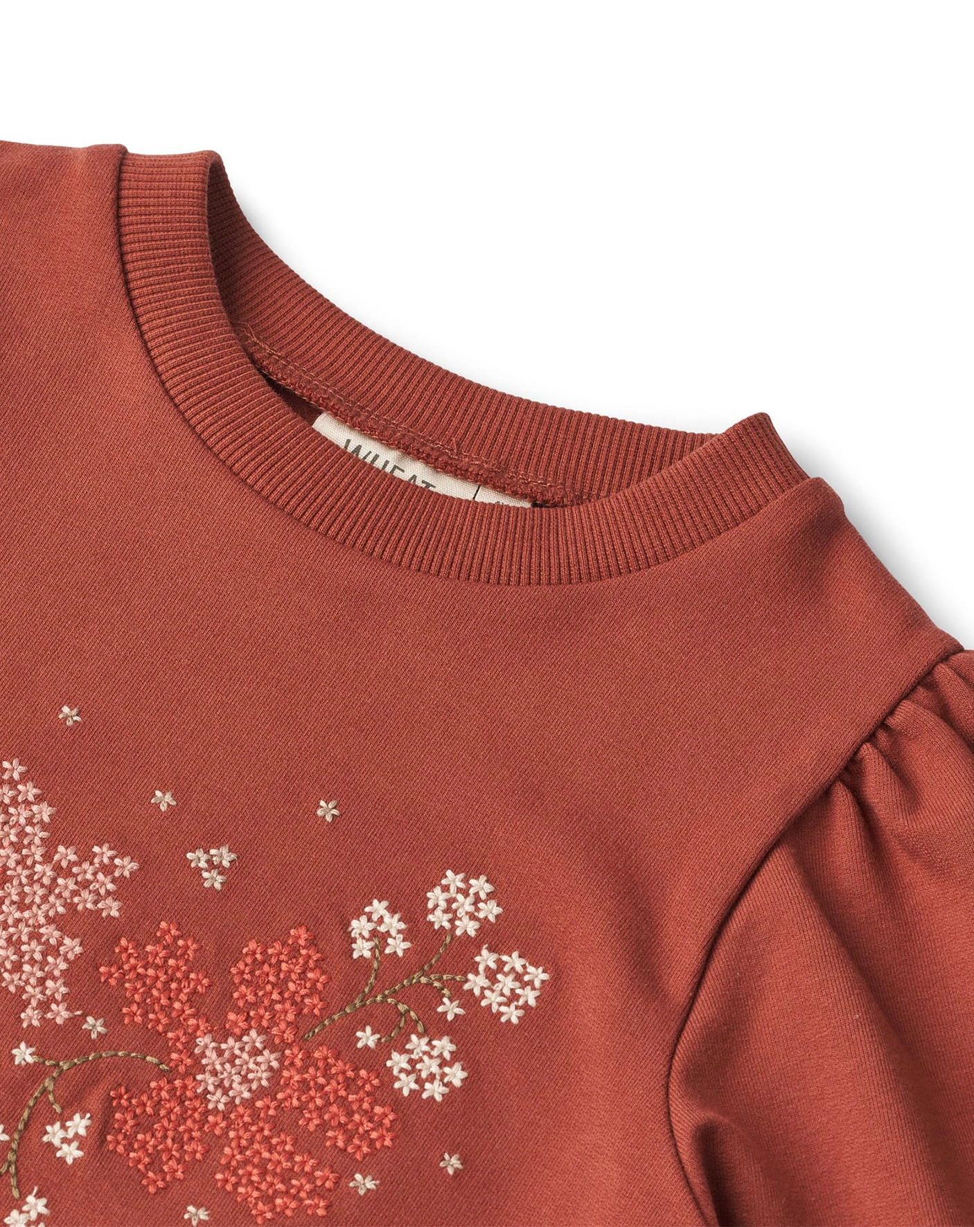 Sweatshirt VEGA EMBROIDERY in red