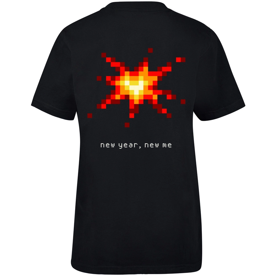 F4NT4STIC T-Shirt SIlvester Party Happy People Only schwarz