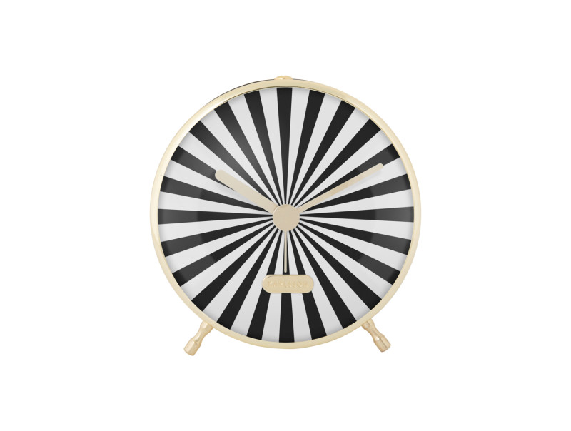 Alarm Clock Candy Swirl KA6008SB Soft brown & white