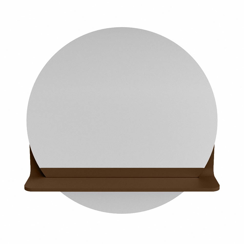 Mondiaz Spot spiegel rond Ø50cm met planchet rust