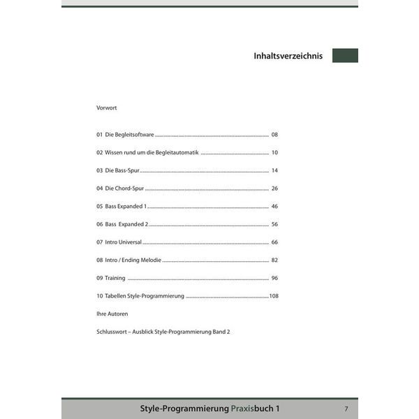 Keys Experts Verlag Yamaha Style Program. Buch 1