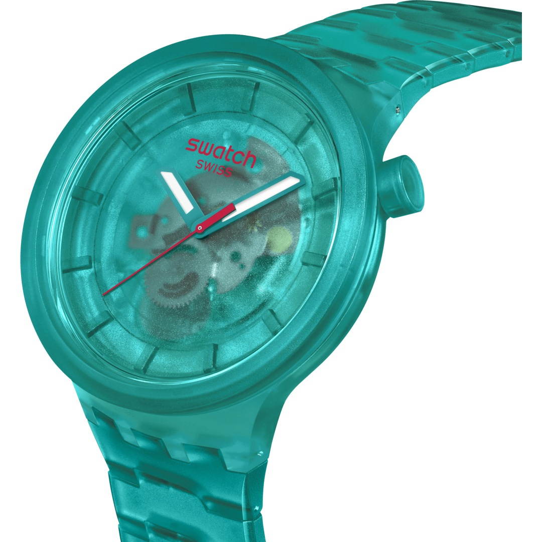 Swatch Big Bold Biosourced Turquoise Joy