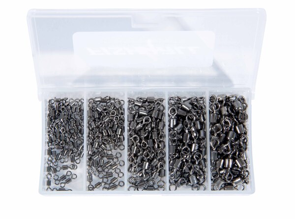 Boîte d'émerillons Fish4All Rolling Swivel Box (250pcs)