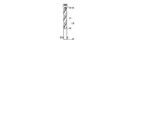 Bosch HSS-Co - Borebit - twist-bit - 3 mm - cylindrisk - længde: 61 mm