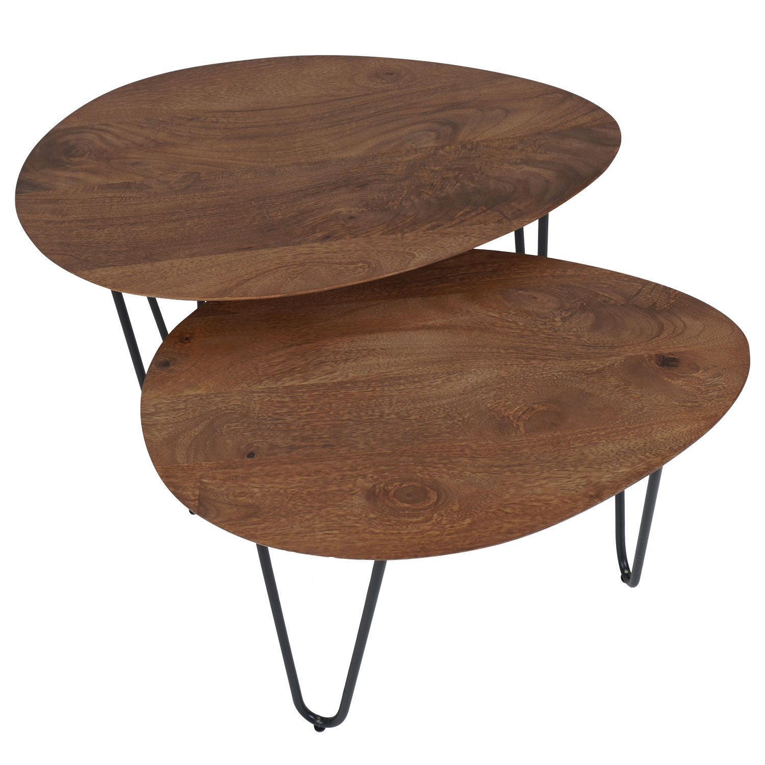 Salontafel Fabio Mangohout – Set van 2