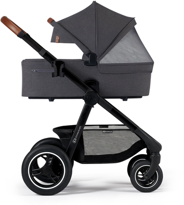 Kinderkraft EVERYDAY 2-i-1 Duovogn, Dark Grey/Black