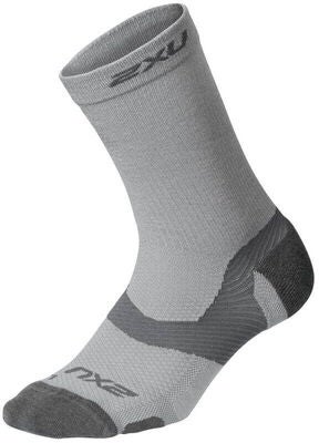 2XU Vectr Merino Light Cushion Crew Sokker, Grå