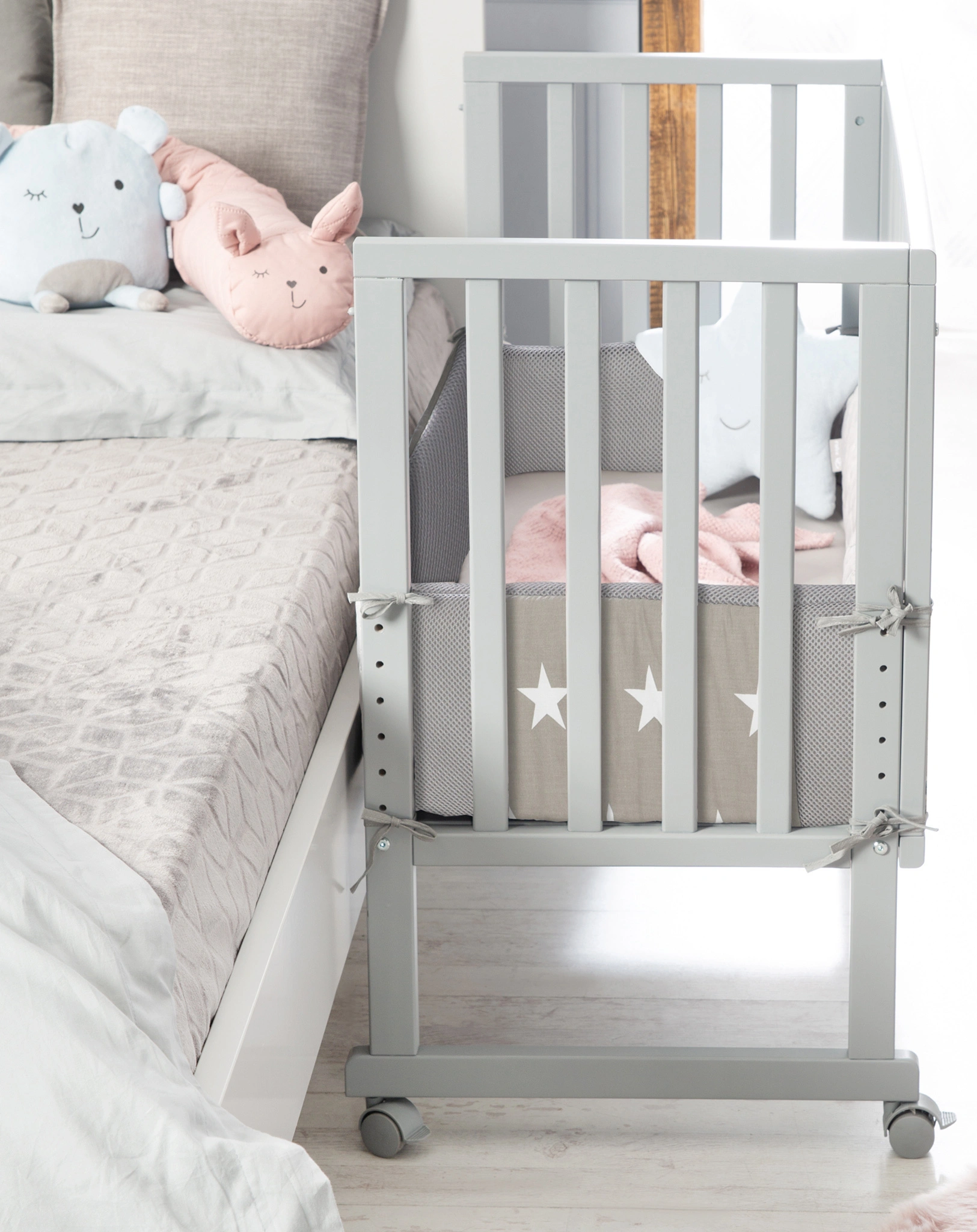 Beistellbett LITTLE STARS 3in1 86 x 90 cm