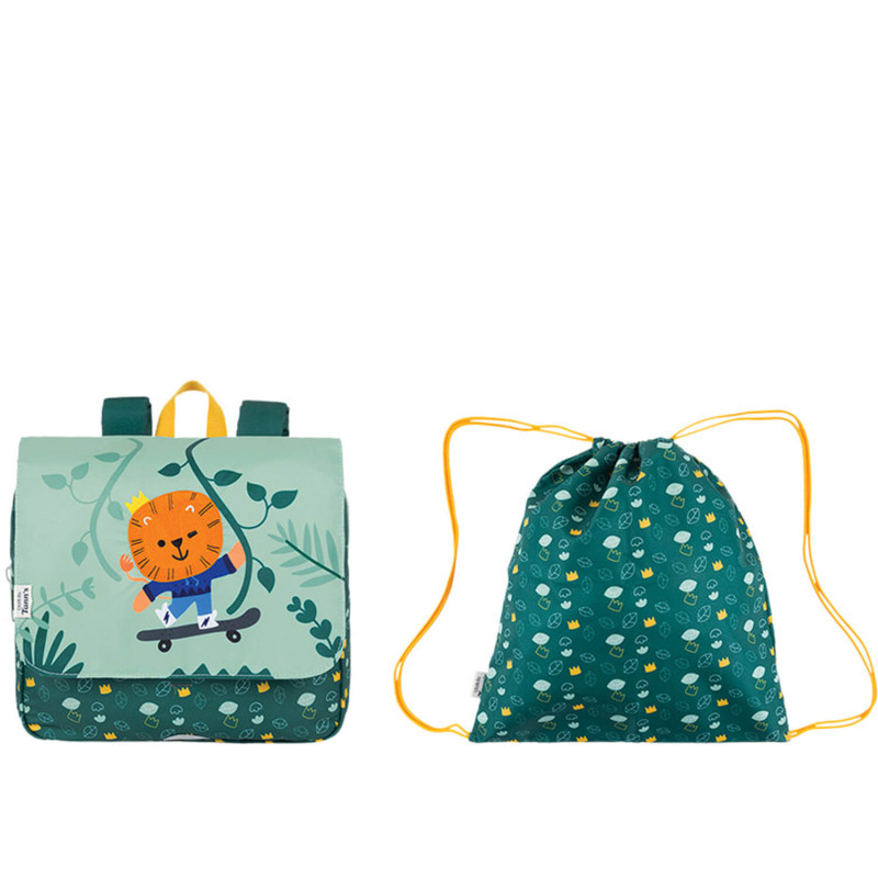 Sac à dos L'école des Tann's 27 cm Jungle