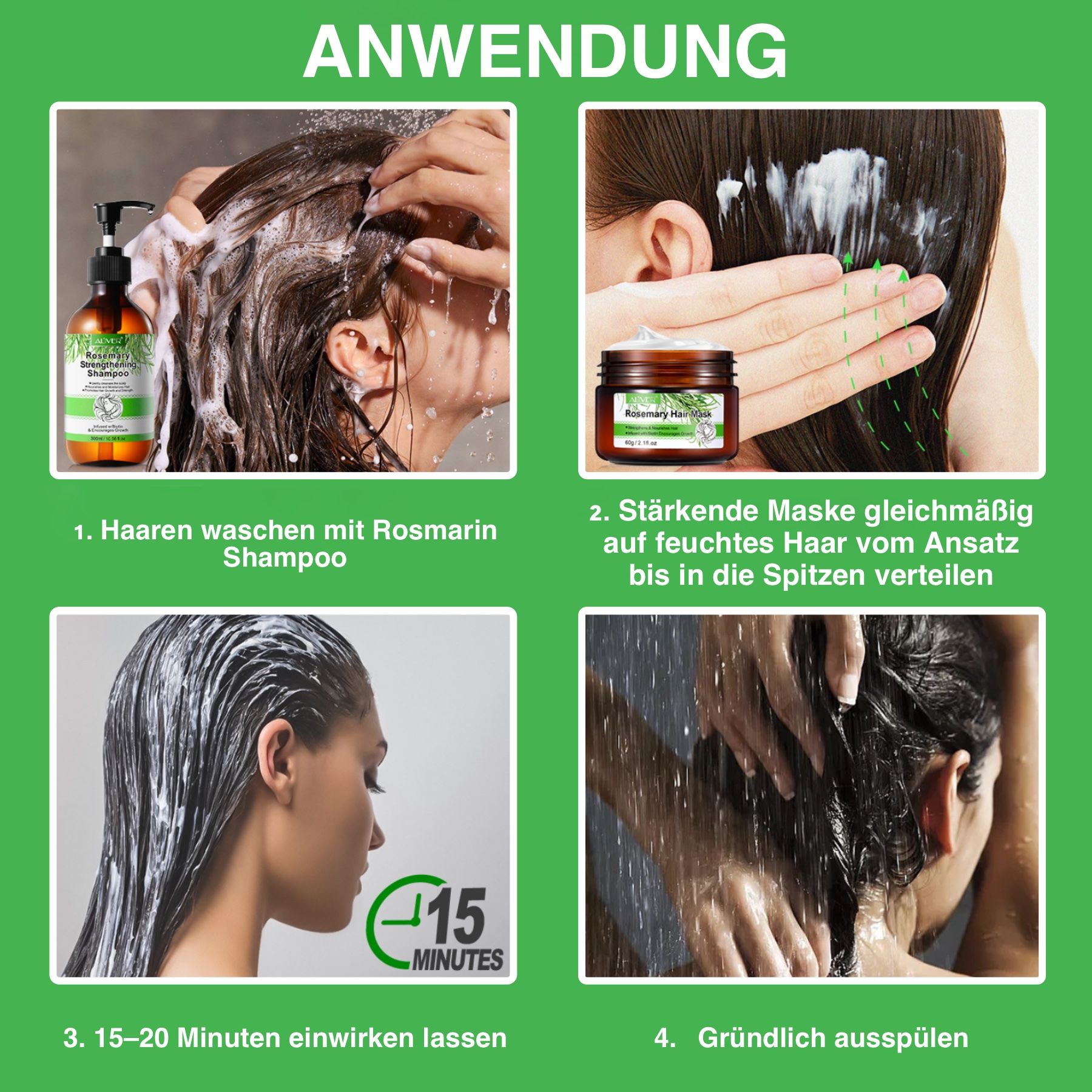 ALIVER Rosmarinöl Haarmaske für Haarpflege