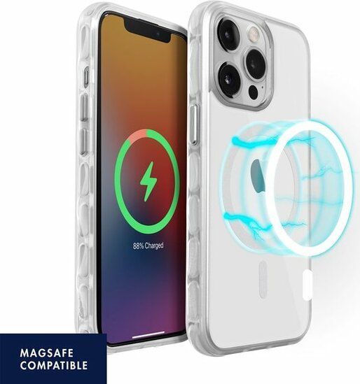 LAUT Doorzichtig Matter MagSafe iPhone 13 Pro Max Hoesje Transparant
