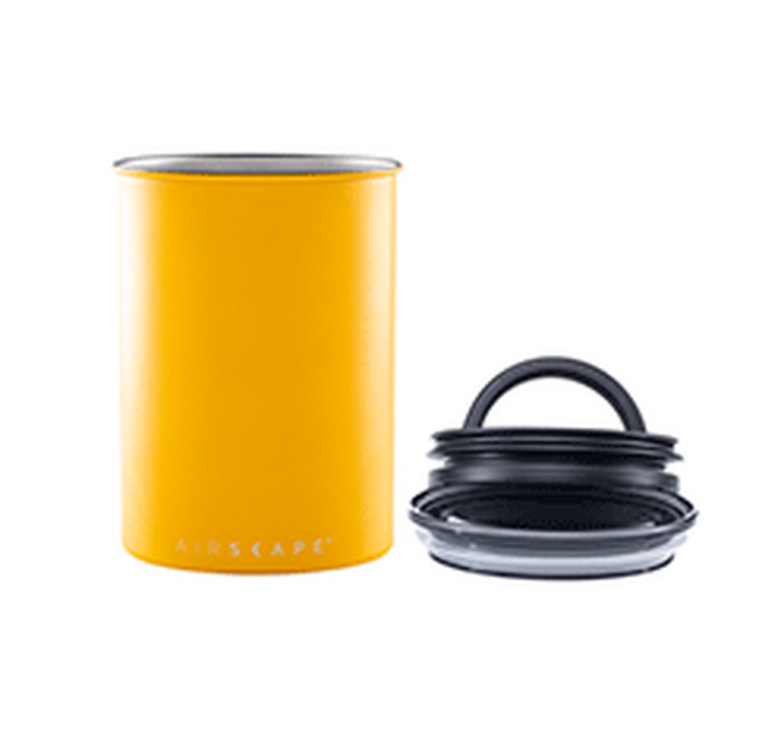 Boîte de conservation métal jaune mat 500gr - Airscape