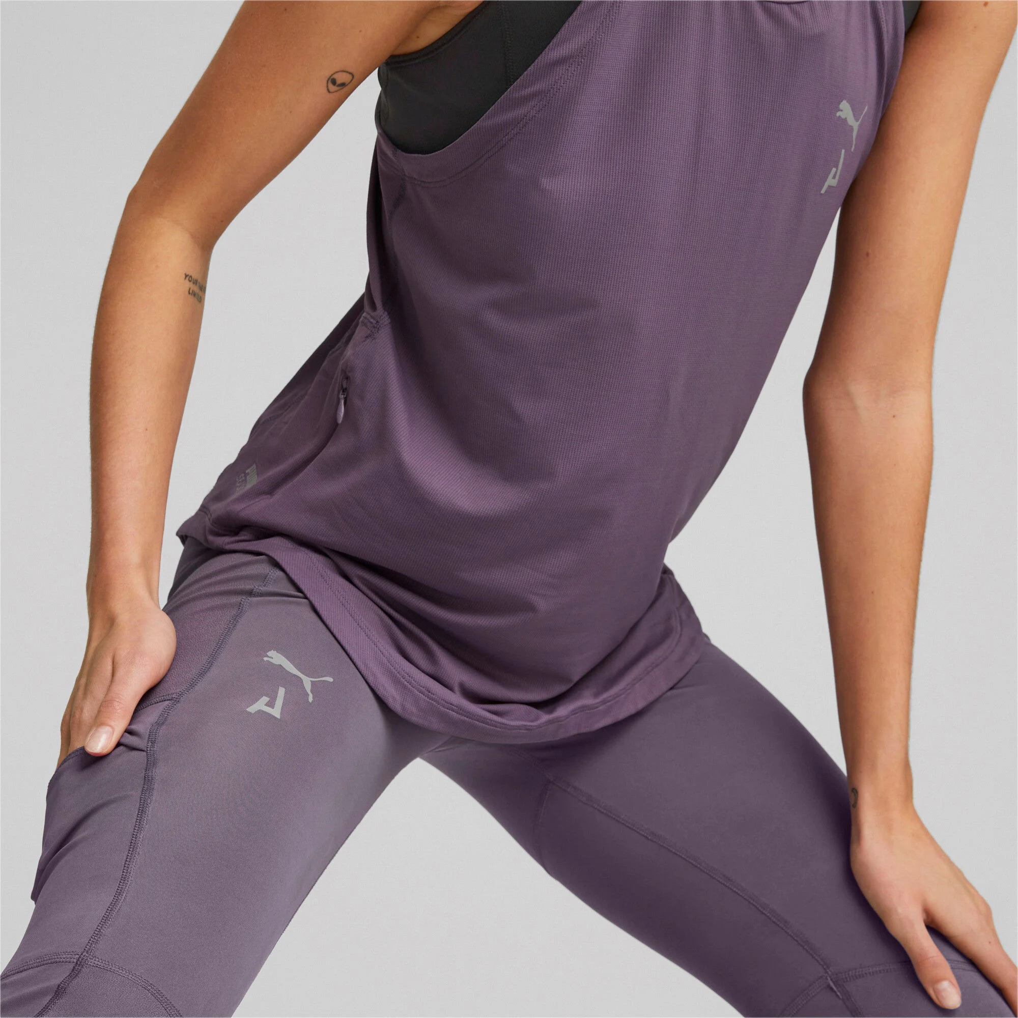 Puma Seasons Full Collant Tight Femmes - Violet