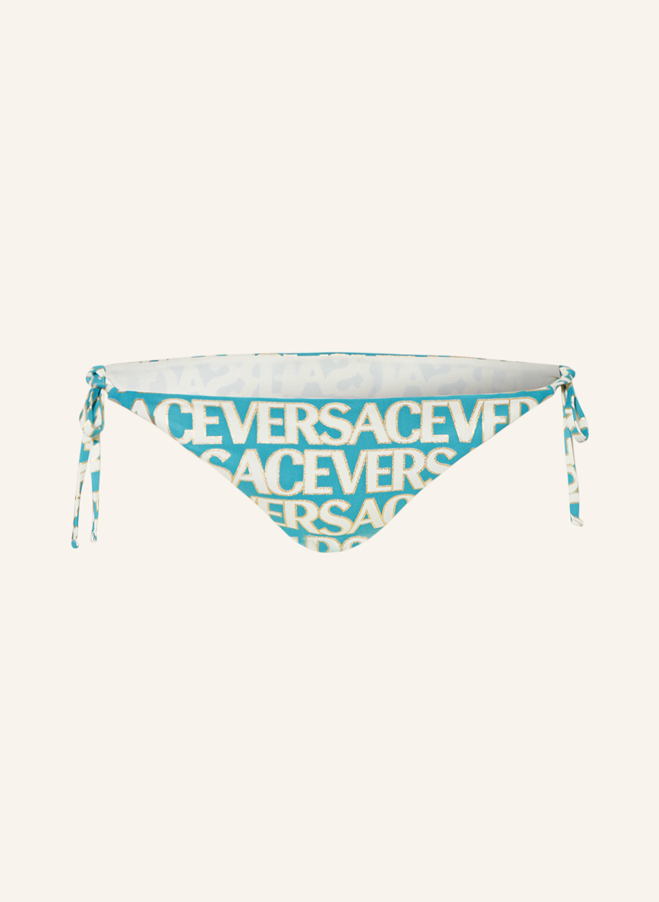 VERSACE Triangel-Bikini-Hose mit Glitzergarn