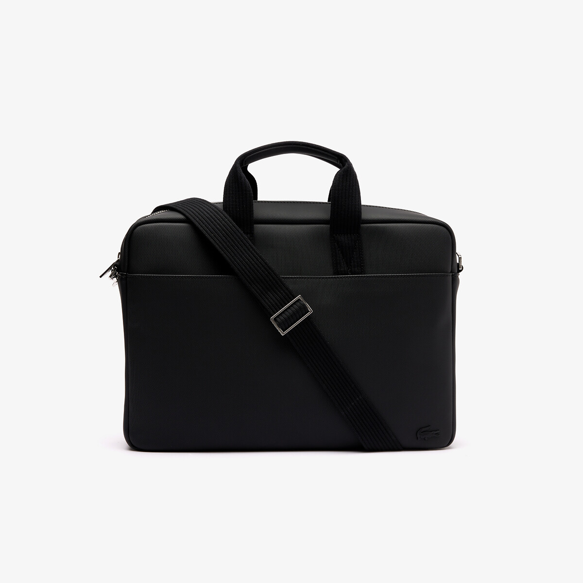 LACOSTE<br>Mochila para laptop em tecido piqué Masculino Clássico